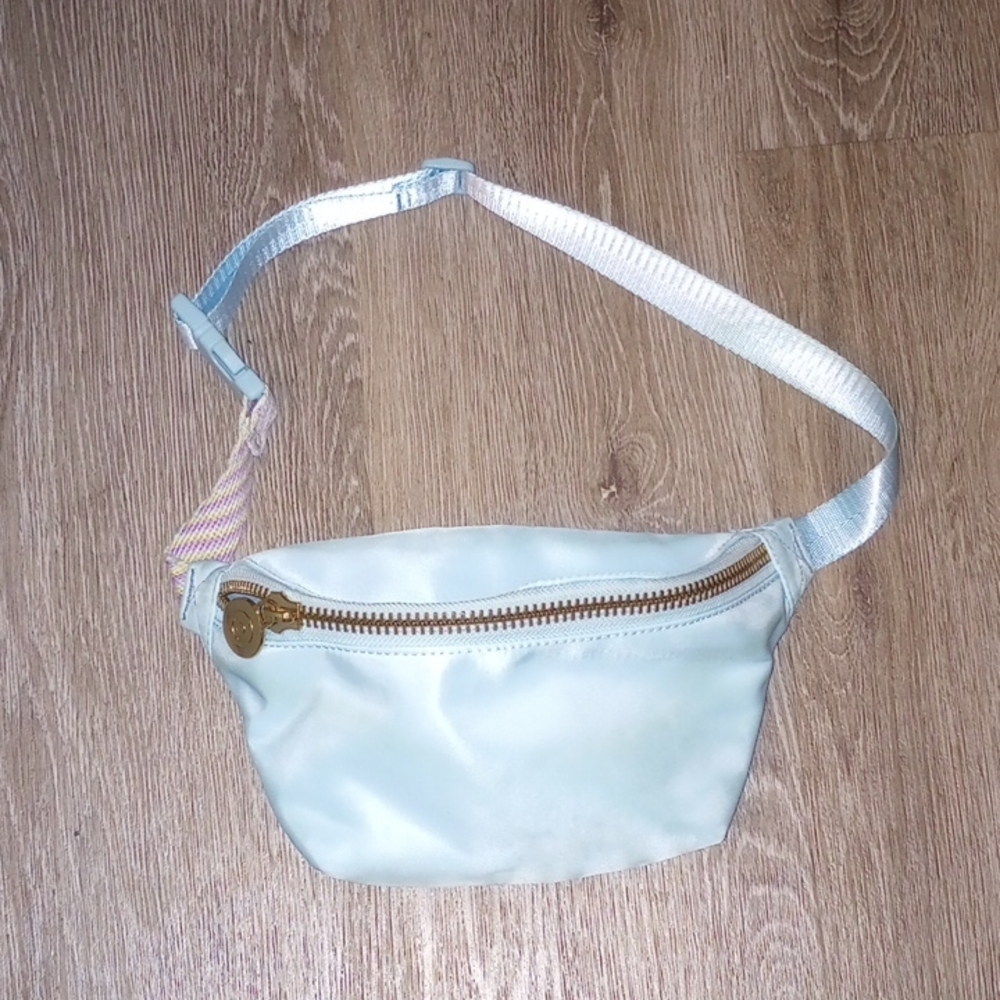 Stoney Clover Lane Light Blue Crossbody Bag